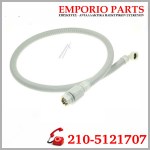 Σωλήνα εισαγωγής νερού με βαλβίδα 1,5m και aqua stop πλυντηρίου SIEMENS, BOSCH